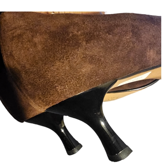 EC | Lumiani | Made in Italy | Brown Suede Style 2½" Heels | Size: 13 - Picture 8 of 16